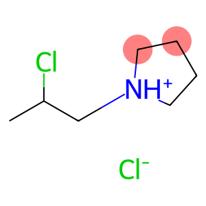 1-(2-chloropropyl)pyrrolidinium chloride