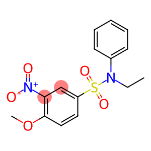 N-ethyl-4-methoxy-3-nitro-N-phenylbenzene-1-sulfonamide