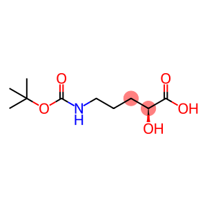 Pentanoic acid, 5-[[(1,1-dimethylethoxy)carbonyl]amino]-2-hydroxy-, (2S)-