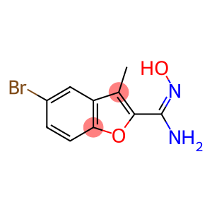 methyl-3 bromo-5 benzofuryl-2 amidoxime