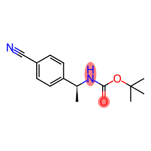 Carbamic acid, N-[(1S)-1-(4-cyanophenyl)ethyl]-, 1,1-dimethylethyl ester
