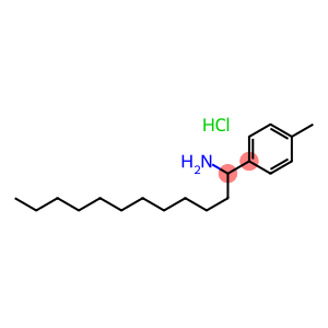 p-methyl-alpha-undecylbenzylamine hydrochloride