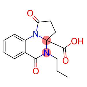 1,5-DIOXO-4-PROPYL-2,3,4,5-TETRAHYDROPYRROLO[1,2-A]QUINAZOLINE-3A(1H)-CARBOXYLIC ACID
