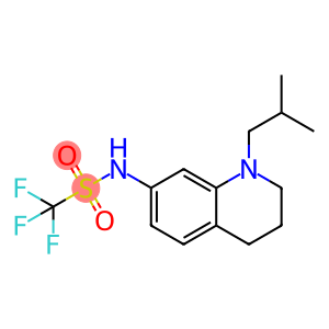 1,1,1-Trifluoro-N-[1,2,3,4-tetrahydro-1-(2-methylpropyl)-7-quinolinyl]methanesulfonamide