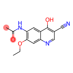 3-氰基-4-羟基-6-乙酰氨基-7-乙氧基喹啉