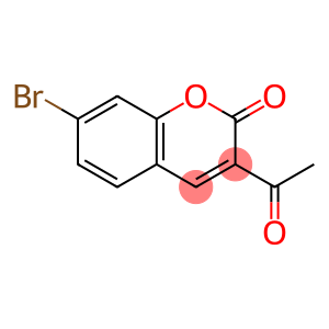 3-Acetyl-7-bromo-2H-1-benzopyran-2-one
