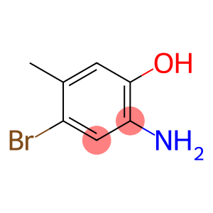 4-溴-5-甲基-2-氨基苯酚