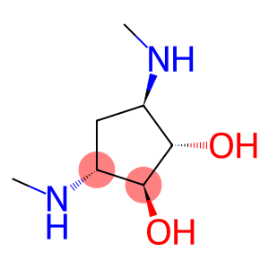 1,2-Cyclopentanediol,3,5-bis(methylamino)-,(1-alpha-,2-bta-,3-alpha-,5-bta-)-(9CI)
