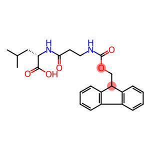 (2S)-2-[3-({[(9H-fluoren-9-yl)methoxy]carbonyl}amino)propanamido]-4-methylpentanoic acid