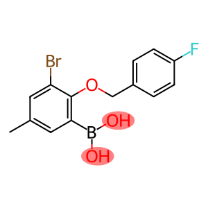 Boronic acid, B-[3-bromo-2-[(4-fluorophenyl)methoxy]-5-methylphenyl]-