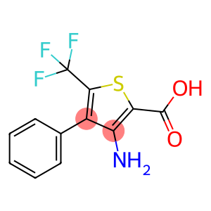 2-Thiophenecarboxylic acid, 3-amino-4-phenyl-5-(trifluoromethyl)-