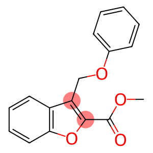 2-Benzofurancarboxylic acid, 3-(phenoxymethyl)-, methyl ester