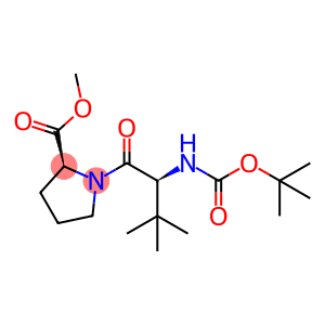 (S)-methyl 1-((S)-2-((tert-butoxycarbonyl)amino)-3,3-dimethylbutanoyl)pyrrolidine-2-carboxylate