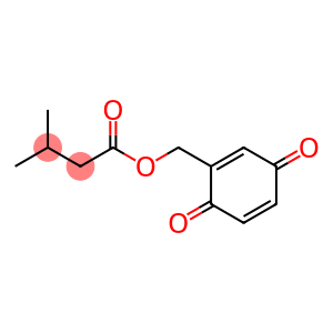 Butanoic acid, 3-Methyl-, (3,6-dioxo-1,4-cyclohexadien-1-yl)Methyl ester