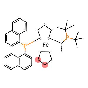 (R)-1-{(SP)-2-[Di(1-naphthyl)phosphino]ferrocenyl}ethyldi-tert-butylphosphine