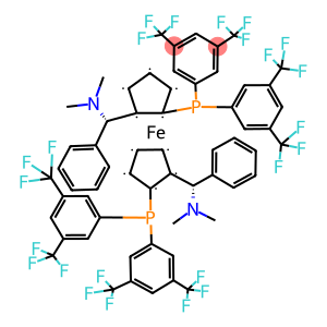 (1S,1'S)-1,1'-Bis[bis[3,5-bis(trifluoromethyl)phenyl]phosphino]-2,2'-bis[(S)-(dimethylamino)phenylmethyl]ferrocene