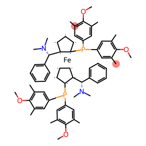 (RP,R′P)-1,1′-双[双(4-甲氧基-3,5-二甲苯基)膦基]-2,2′-双[(S)-Α-(二甲氨基)苯甲基]二茂铁,MANDYPHOS SL-M004-2