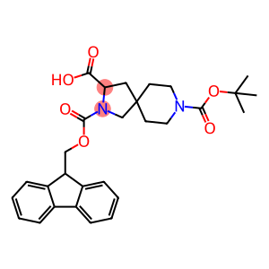 2-(((9H-芴-9-基)甲氧基)羰基)-8-(叔丁氧羰基)-2,8-二氮杂螺[4.5]癸烷-3-羧酸