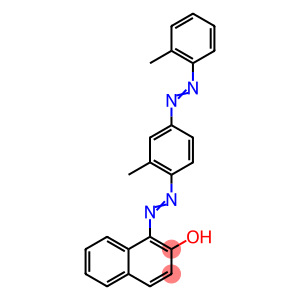 1-(2-甲基-4-(2-甲基苯基偶氮)苯基偶氮)-2-萘酚