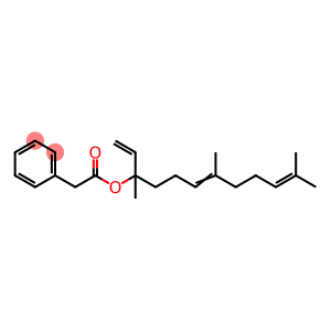 1,5,9-trimethyl-1-vinyldeca-4,8-dienyl phenylacetate
