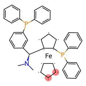 (S)-1-Diphenylphosphino-2-[(S)-a-(N,N-dimethylamino)-o-(diphenylphosphinophenyl)-methyl]ferrocene