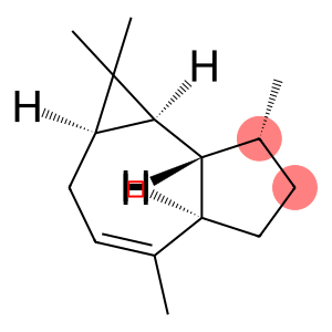 (-)-1aα,2,4aα,5,6,7,7aβ,7bα-Octahydro-1,1,4,7-tetramethyl-1H-cycloprop[e]azulene