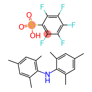 DIMESITYLAMMONIUM PENTAFLUOROBENZENESULFONATE 五氟苯磺酸二均三甲苯基铵盐