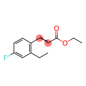 2-Propenoic acid,3-(2-ethyl-4-fluorophenyl)-, ethyl ester
