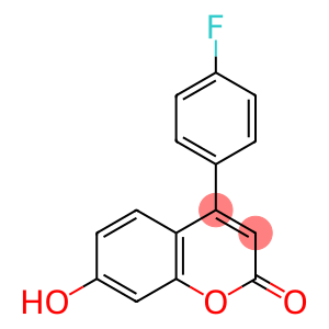2H-1-Benzopyran-2-one, 4-(4-fluorophenyl)-7-hydroxy-