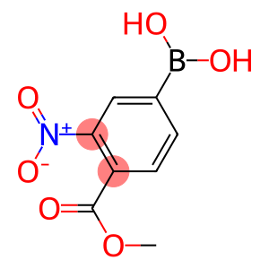 Benzoic acid, 4-borono-2-nitro-, 1-methyl ester (9CI)