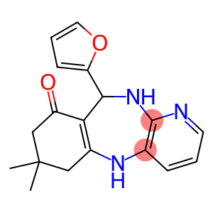 6-(2-呋喃)-9,9-二甲基-6,8,10,11-四氢-5H-吡啶并[3,2-B][1,4]苯并二氮杂卓-7-酮