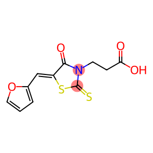 (Z)-3-(5-(furan-2-ylmethylene)-4-oxo-2-thioxothiazolidin-3-yl)propanoic acid