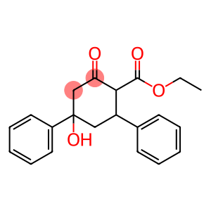 ethyl 4-hydroxy-2-oxo-4,6-diphenylcyclohexanecarboxylate