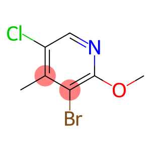 Pyridine, 3-bromo-5-chloro-2-methoxy-4-methyl-