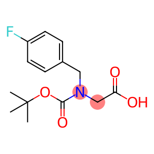 N-BOC-N-[(4-氟苯基)甲基]甘氨酸