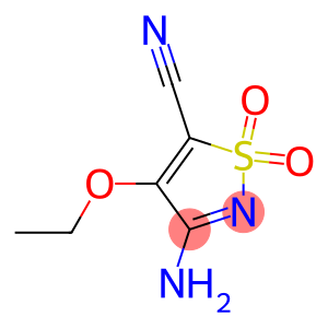 5-Isothiazolecarbonitrile,3-amino-4-ethoxy-,1,1-dioxide(9CI)