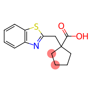 1-(苯并[D]噻唑-2-基甲基)环戊烷-1-羧酸