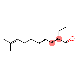 2-ethyl-5,9-dimethyldeca-2,4,8-trienal