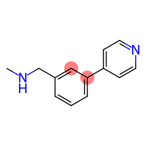 N-methyl-1-[3-(4-pyridyl)phenyl]methanamine