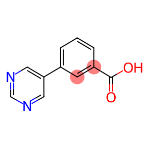 3-(2-(Methylthio)pyrimidin-5-yl)benzoic acid