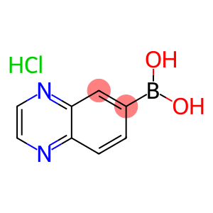 Quinoxalin-6-ylboronic acid hydrochloride (1:1)