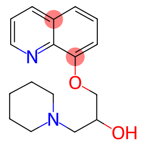 1-Piperidineethanol, alpha-((8-quinolinyloxy)methyl)-