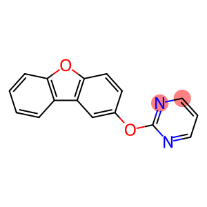 Pyrimidine, 2-(2-dibenzofuranyloxy)-