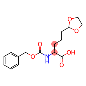 1,3-Dioxolane-2-pentanoic acid, α-[[(phenylmethoxy)carbonyl]amino]-, (αS)-