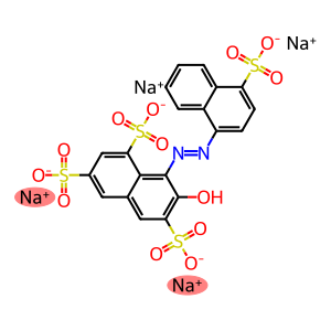 7-hydroxy-8-[(4-sulpho-1-naphthyl)azo]naphthalene-1,3,6-trisulphonic acid, sodium salt