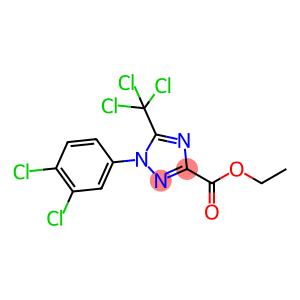 ETHYL 1-(3,4-DICHLOROPHENYL)-5-(TRICHLOROMETHYL)-1H-1,2,4-TRIAZOLE-3-CARBOXYLATE