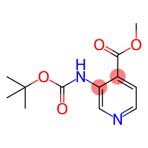 4-Pyridinecarboxylic acid, 3-[[(1,1-dimethylethoxy)carbonyl]amino]-, methyl ester