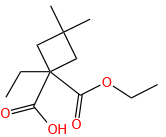 1,1-Cyclobutanedicarboxylic acid, 3,3-dimethyl-, 1,1-diethyl ester