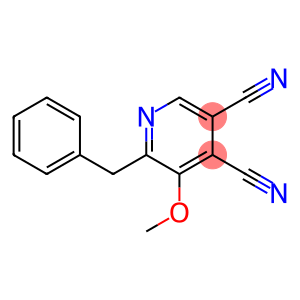 Cinchomerononitrile,  6-benzyl-5-methoxy-  (5CI)