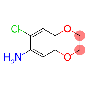 1,4-Benzodioxin-6-amine, 7-chloro-2,3-dihydro-
